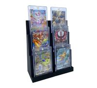 Porte-cartes magnétiques Stadium Displays (lot de 2), compatibles avec les protections Ultra Pro - Porte-cartes à collectionner - Support pour cartes - Présentoir pour cartes de sport