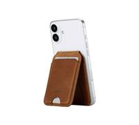 Accezz Porte-cartes MagSafe en cuir vintage avec support - Tobacco Cognac