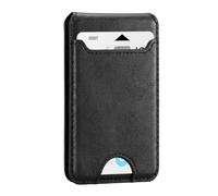 Porte-Cartes MagSafe pour iPhone avec 3 Rangements et Fonction Support Noir