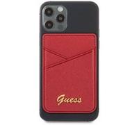 guess wallet card slot guwmssaslre magsafe saffiano czerwony/red Rouge