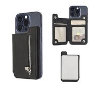 Porte-cartes MagSafe Protection RFID Fixation Magnétique Sécurisée Noir