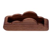 Porte-cartes Moderne Visite en Présentoir, de Bois Compact pour Bureau | Finition Lisse et Brillante, Structure Robuste, Toucher Agréable, Format Discret, Usage Quotidien au Travail