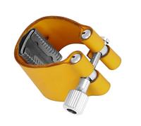 Porte-cartes multi-cartes saxophone en cuir PU instrument de musique outil avec clip en cuir adapté pour voyageurs et artistes