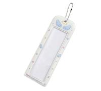 Porte-cartes photo en PVC avec haute transparence et ornement décoratif pour une organisation facile des cartes, vitrine photo