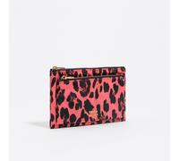 Porte-cartes Pocket nylon Leopard rose électrique UN