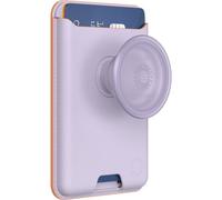 Porte cartes PopSockets PopWallet compatible MagSafe Lavande