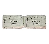 Porte-cartes pour carte de transport en commun avec inscription « Don't Stop Dreaming »
