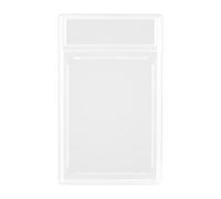 Porte-cartes pour cartes classifiées - Rangement compact pour collections | Porte-cartes vertical porte-piles étui transparent organisateur et protection pour collections, multicolore, Ángulo plano