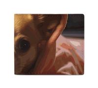 Porte-cartes pour homme avec imprimé Chihuahua déprimé pour un usage quotidien et tient dans n'importe quelle poche avec facilité, style, taille unique, Style :, Taille unique