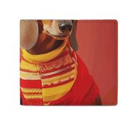 Porte-cartes pour homme avec imprimé teckel mignon pour un usage quotidien et se glisse dans n'importe quelle poche avec facilité, style, taille unique, Style :, Taille unique