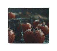 Porte-cartes pour homme avec imprimé Water The Tomatoes pour un usage quotidien et se glisse facilement dans n'importe quelle poche, style, taille unique, Style :, Taille unique