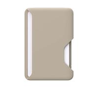 Porte-cartes pour iPhone 13 / 14 / 15 MagSafe ClickLock Ultrafin Beige