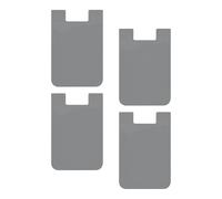 Porte-cartes pour smartphone - Autocollant arrière pour téléphone portable - Portefeuille avec 4 autocollants adhésifs - Accessoires pour smartphone - Mallette de poche collante - Poignée pour femmes