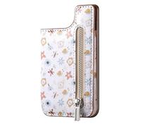 Porte-cartes pour téléphone portable - Anti-vol - Magnétique - Construction fine et durable - Stockage sécurisé des cartes et des pièces de monnaie pour smartphones - Voyage quotidien, Jaune, Voir