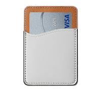 Porte-cartes pour téléphone portable - Bâton portefeuille pour téléphone portable, autocollant, léger et autocollant, avec couche intérieure ondulée et colle qui ne laisse pas de traces. Cenrf