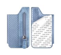 Porte-cartes pour téléphone portable, poche pliable multi-fentes avec fermeture éclair, étui pratique pour la fête des pères, la fête des mères, un anniversaire, Bleu, Refer to description, Unisexe