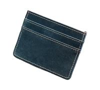 Porte-cartes pour tous les jours, portefeuille en cuir PU, peut contenir plusieurs cartes pour les voyages d'affaires et les trajets, Bleu foncé, As the pic show