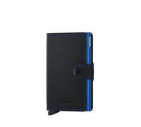 Porte-cartes - SECRID - Miniwallet Matte - Noir Bleu - Aluminium - Cuir - 10.2*6.5*2 cm