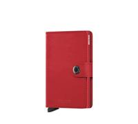 Porte-cartes - SECRID - Miniwallet Original - Rouge - Aluminium - Cuir - 10.2*6.5*2 cm