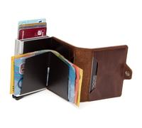 Porte cartes - Secrid - Twinwallet - Noir Vintage - Cuir - Mixte
