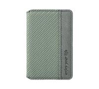 Porte-cartes, style minimaliste à coller | Portefeuille étanche pour téléphone portable, avec patch magnétique., vert