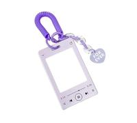 Porte-cartes sur le thème du lecteur de musique, porte-cartes photo, porte-cartes de bus avec pendentif porte-clés, C #, As shown in the figure
