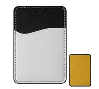 Porte-cartes téléphonique - Portefeuille adhésif fin et sécurisé | Porte-carte au dos de votre téléphone avec autocollant non marquant, compatible avec étui, parfait pour contenir de l'argent, des