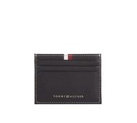 TOMMY HILFIGER TH Premium Corporate Leather CC Holder Black