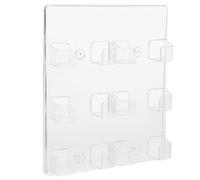 Porte-cartes Visite Six de Transparent à Mural Compartiments pour Bureau | Acrylique Organique, Design Rectangulaire Multicouche, Lecture Facile, Nettoyage Simple, pour Cartes de Crédit et D'identité