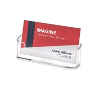 Porte-cartes visite standard transparent 9.5x4.8x3.8cm