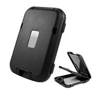 Porte-cartesRFID - Étui compact 11x7,1x2,2 cm, Portefeuille durable en aluminium PP, Étui étanche pour cartesavec verrouillage Protection antivol et stockage sécurisé | Organisateur tascab, Noir