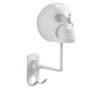 Porte-Casque, Organisateur de Casques à Motif Crâne Gothique, Cintre Multifonction Murale pour Clés Vêtements Casques Chapeaux Salon Entrée Garage