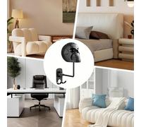 Porte-Casque,Porte Chapeau Tête De Crâne Décoratif | Cintre Multifonction Murale pour Clés Vêtements Casques Chapeaux Salon Entrée Garage