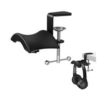 Porte Casque, Support Casque , Support Casque Gamer, Porte Casque Gamer pour Les Plateaux de Table d'une épaisseur inférieure à 4.5 cm, Support de Casque pour une Installation sans Clou ni Colle