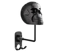 Porte-Casque - Support Effrayant Tête de Mort - Cintre Multifonction Murale pour Clés Vêtements Casques Chapeaux Salon Entrée Garage