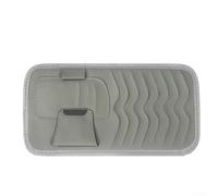 Porte-CD de voiture avec sac de rangement en cuir pour pare-soleil - S'adapte à la plupart des voitures, camions, SUV - Organiseur de disque portable pour écouter en déplacement