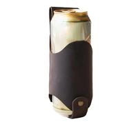 Porte-ceinture pour bière - en cuir PU, bandoulière pour porte-bagages, design révolutionnaire | Élégant porte-gobelet imperméable pour les aventures en plein air, pique-nique, fête, camping, festival