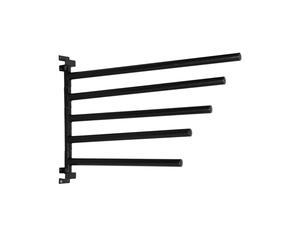 Porte-chabraques avec 5 bras pivotants Waldhausen Noir 65x44x45 cm