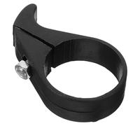 Porte-chaîne de Vélo Noir en Plastique, Montage Rapide Tube | Compatible Vtt et Vélo Pliant, pour Chaîne 31,8mm, Surface Lisse sans Bavure