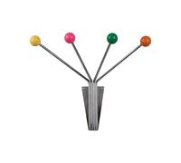 Porte-chapeau avec boules Present Time Neptune Multicolore 21x11,5 cm