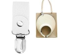 Porte-chapeau - Clip de rangement pour sac à dos, bagages, clip multifonction en forme de bec de canard | Porte-casquette en cuir PU, accessoire de sac de compagnon pour bagages, sacs à main, sacs,