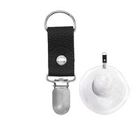 Porte-Chapeau pour Voyage sur Sac - Sac Mains Libres | Pince à Chapeau multifonctionnelle, Pince à Chapeau Bec Canard, Sac Mains Libres, Pinces en Cuir PU