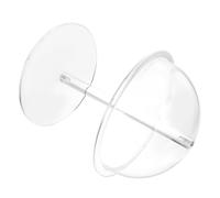 Porte-chapeaux réglable en acrylique avec étagères - Présentoir polyvalent pour casquettes, chapeaux de baseball et perruques - Bureau élégant pour la maison et le bureau