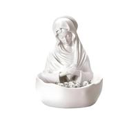 Porte-Chapelet Catholique | Statue de Notre-Dame de Grâce Porte-Chaplet de Collection Vierge Marie | Figure Religieuse Sainte pour Décor de Table à Manger Étagère Cheminée Communion Baptême Entrée