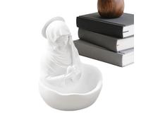 Porte-chapelet, porte-bijoux pour chapelet de la Sainte Mère Vierge Marie - Sculpture religieuse catholique pour étagère, communion de Noël, table à manger, cheminée, bureau, entrée, décoration