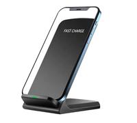 Porte-Charge De Téléphone sans Fil - Support De Téléphone Mobile, Chargeur sans Fil Pliable 15W Prise en Charge Rapide, Station De Charges Portable pour Le Bureau | Compatible avec La Double