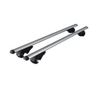 F.lli Menabo Barres de toit Brio – Aluminium universelles pour voitures (portefaix d'origine ouvert)
