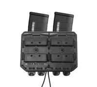 Porte-Chargeur Double CÔTE À CÔTE BUNGY 8BL Noir pour M4/AR15