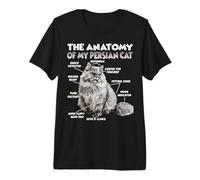 Porte-Chat Accessoires pour Chat Chat drôle Chat Persan T-Shirt Haut de Gamme