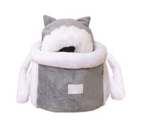 Porte-chat pour le devant, pack chauffant pour les mains - Écharpe de transport design ouvert pour chat - Sac de transport d'hiver - Pour les voyages, le temps froid, la marche et le shopping